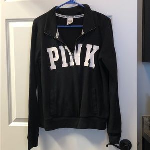VS PINK quarter zip sweatshirt